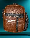 Brown Unisex Leather Bag