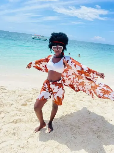 Modern African Beach Top & Dress